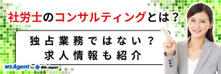 社労士のコンサルティングとは？独占業務ではない？求人情報も紹介