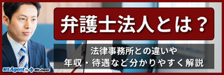 弁護士法人とは？法律事務所との違いや年収・待遇など分かりやすく解説