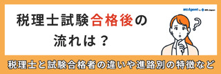 税理士試験合格後の流れは？税理士と試験合格者の違いや進路別の特徴など